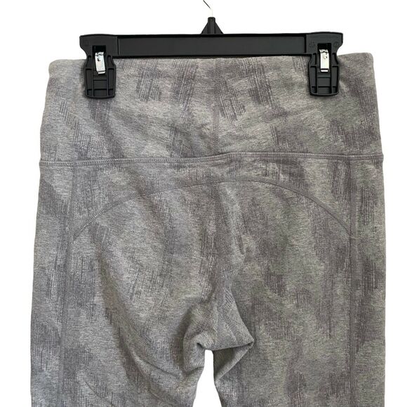 Athleta Small Leggings Sandbar Be Present Capri Cropped Gray Print - Picture 9 of 9